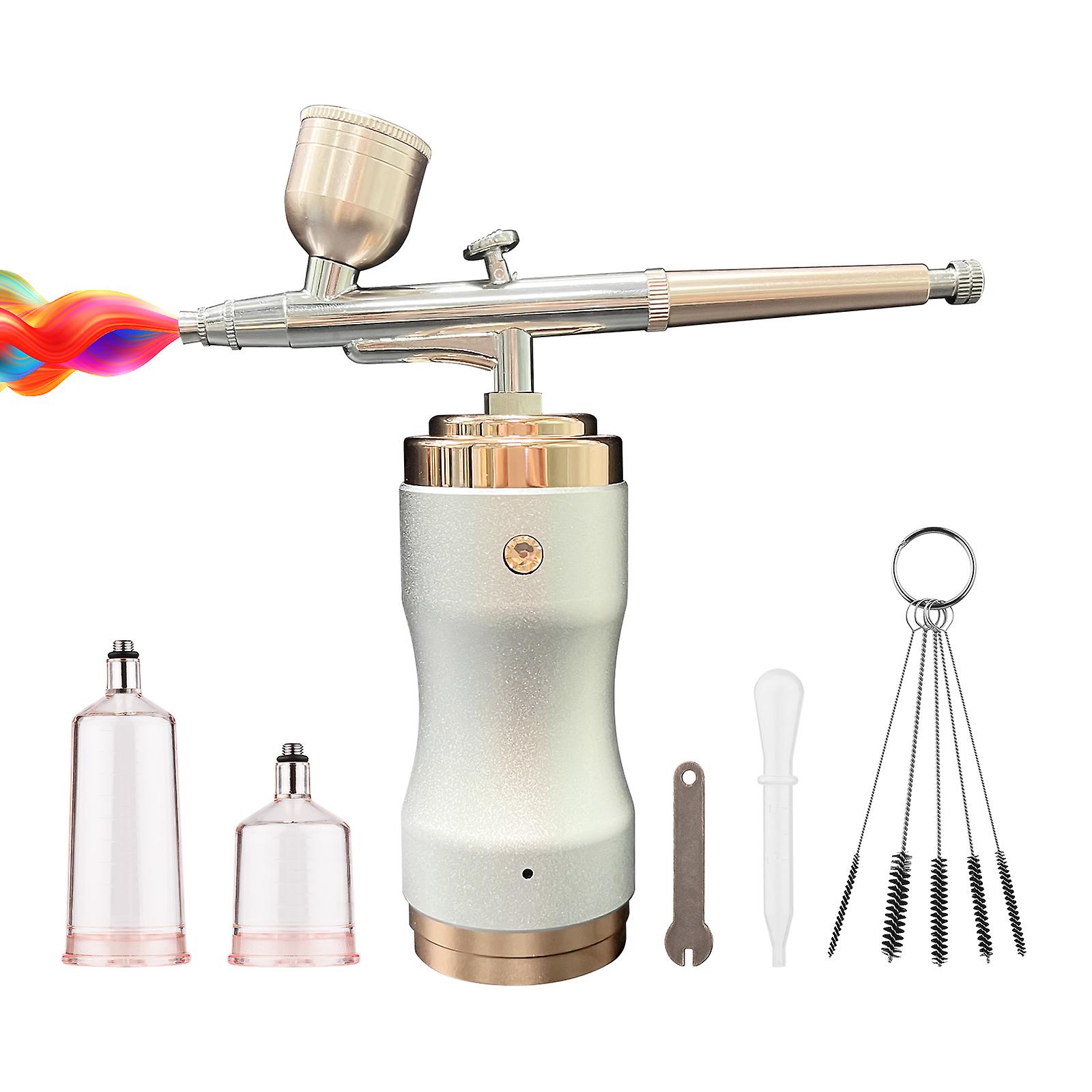 Portable Airbrush Kit With Compressor Handheld Cordless Air Brush Pen