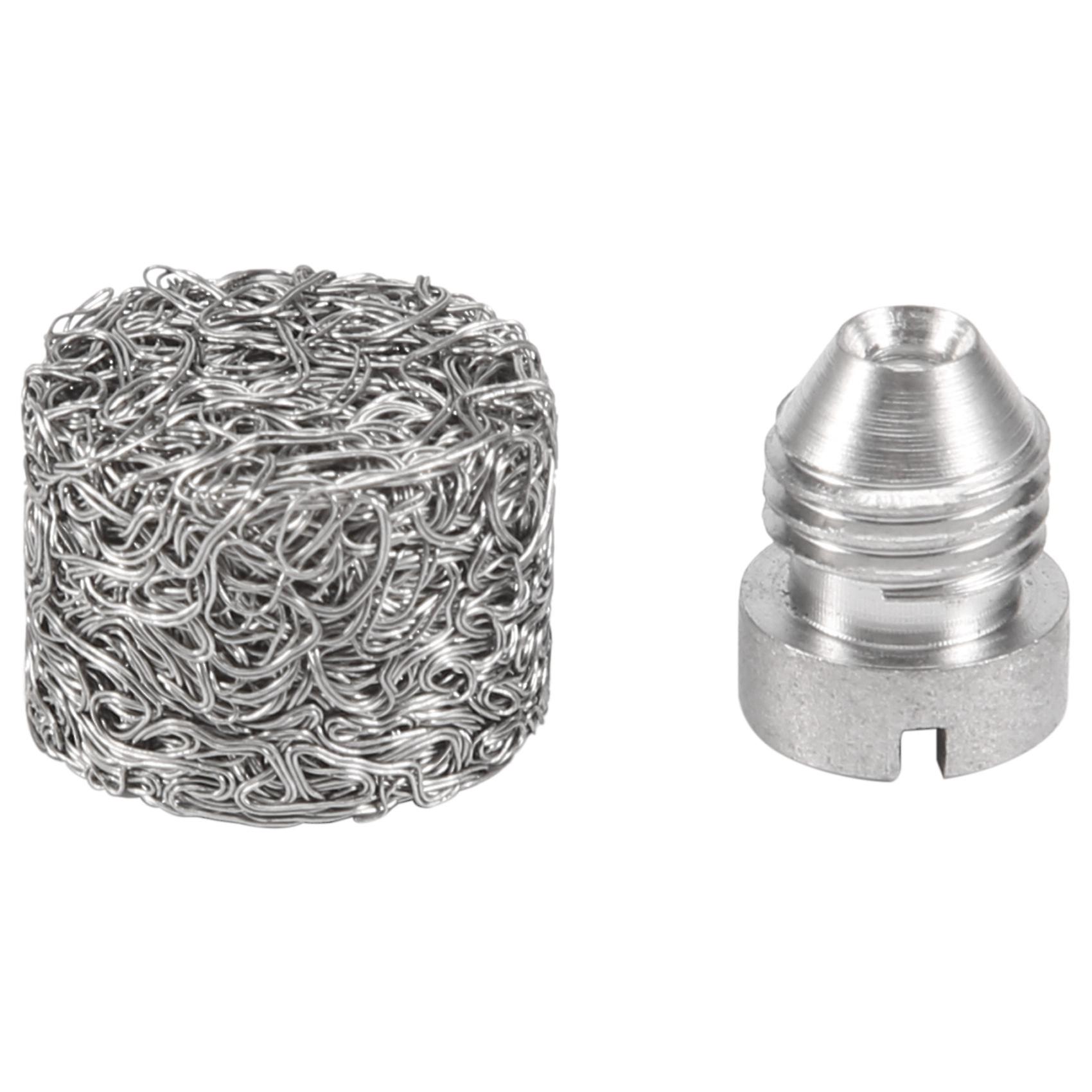 14 Pcs 1.1 mm Foam Cannon Orifice Nozzle and Foam Maker Set, Thread Nozzle and Mesh Filter for Snow