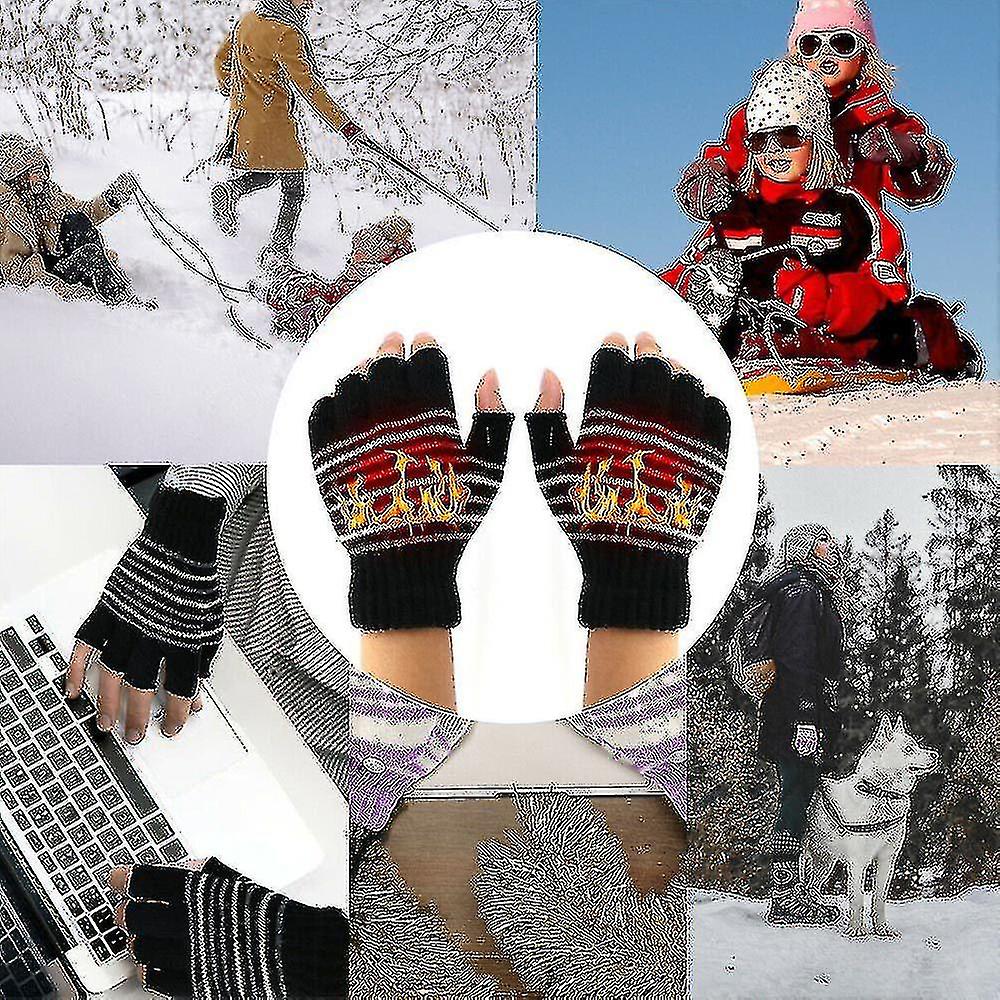 Usb Winter Working Thermal Hand Warmer Gloves Full Half Finger