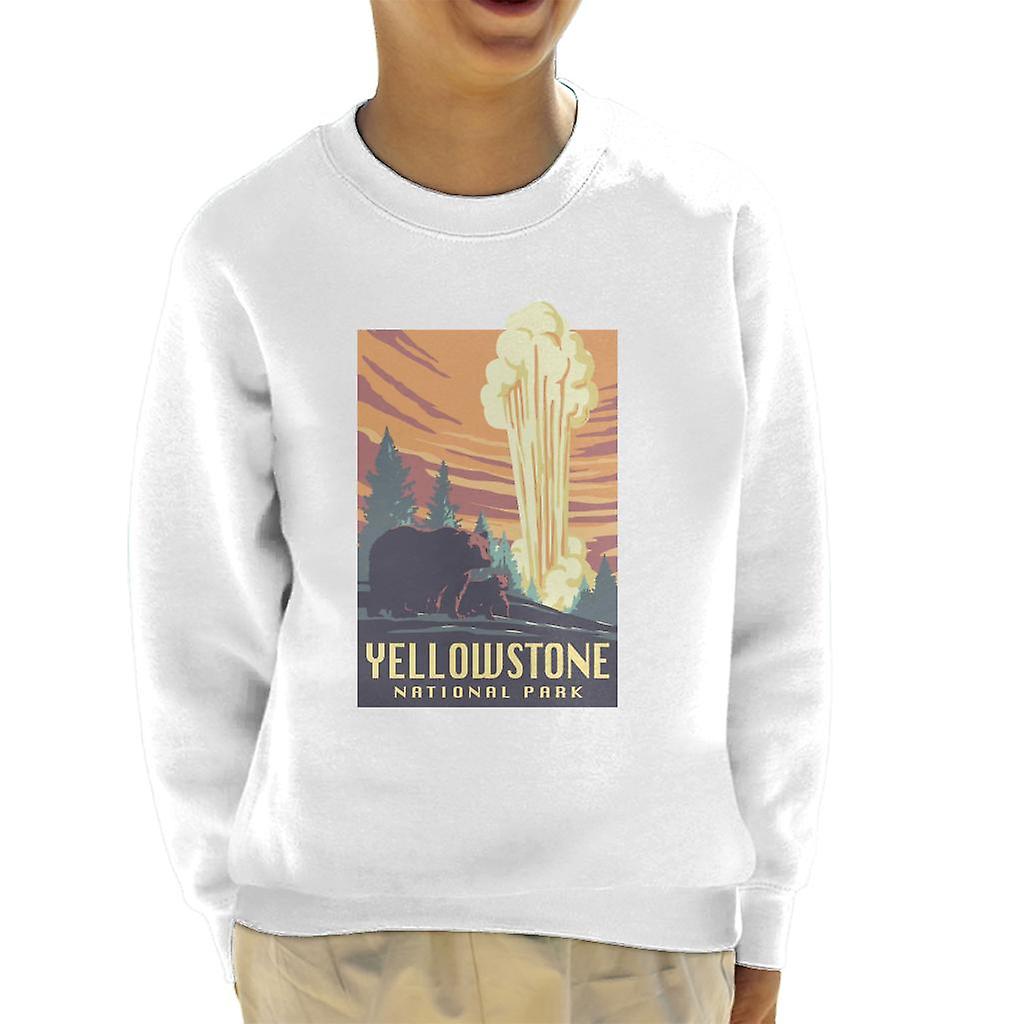US National Parks Yellowstone Kid's Sweatshirt