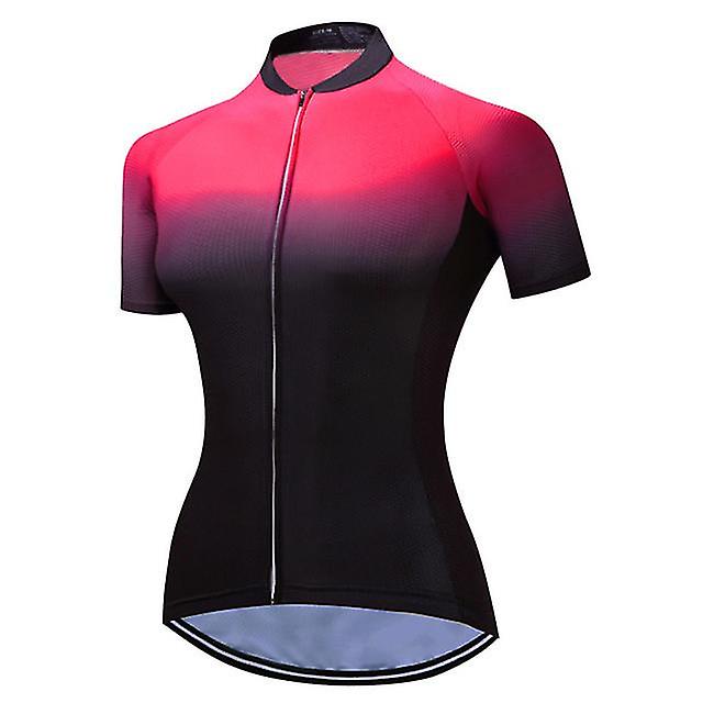 Γυναικεία καλοκαιρινή ποδηλασία Jersey Road Mountain Bike Κορυφαία ποδήλατο ποδήλατο κοντομάνικο αγωνιστικά ρούχα ιππασίας