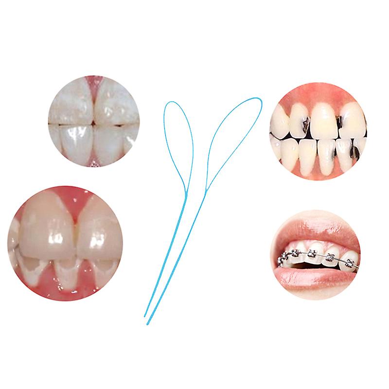 3 Packs Floss Threaders Tand Floss Houders Tussen Orthodontische Beugels Bridge