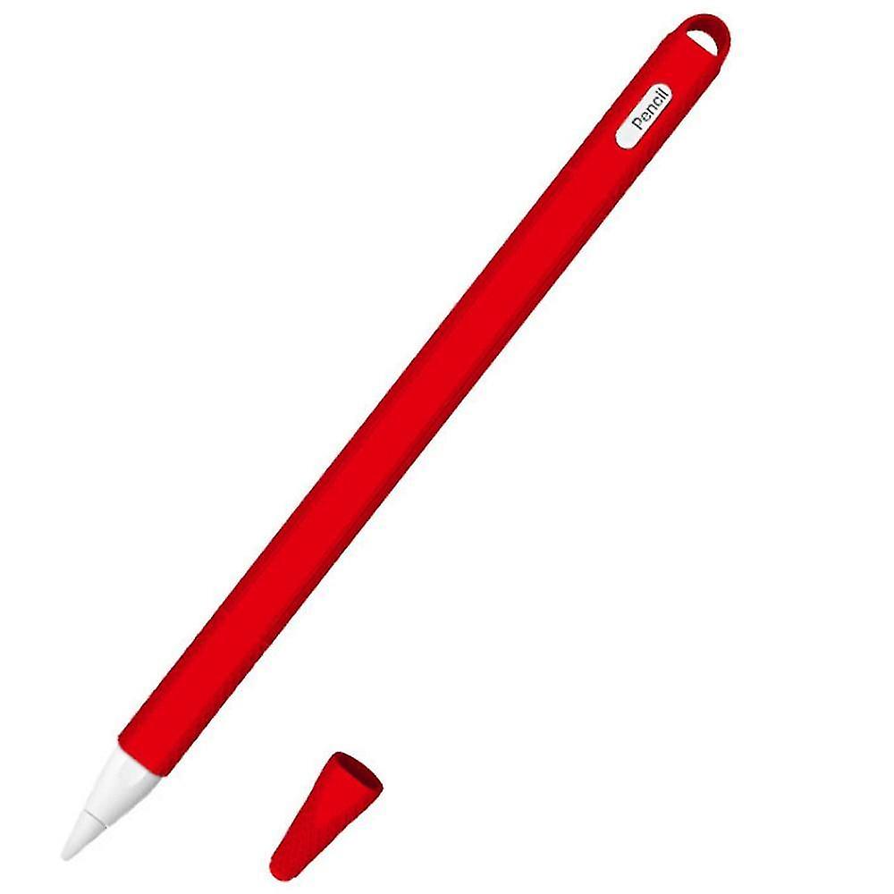 Red Soft Silicone Holder Stylus Pen Cover Compatible For Tablet