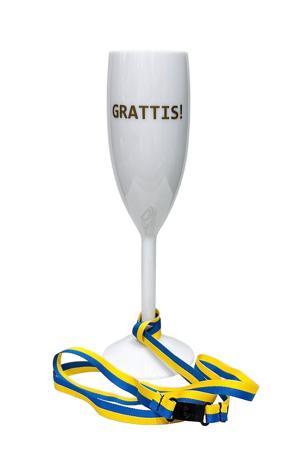 Glas Skumpa Student vitt 24 cm