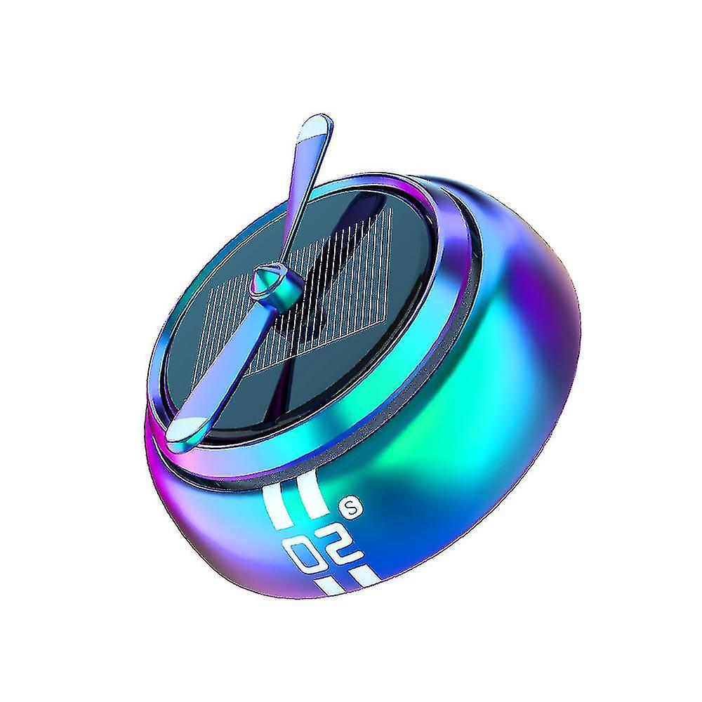 Solar Car Rotating Aroma Diffuser Car Decorative Aroma Diffuser (color)