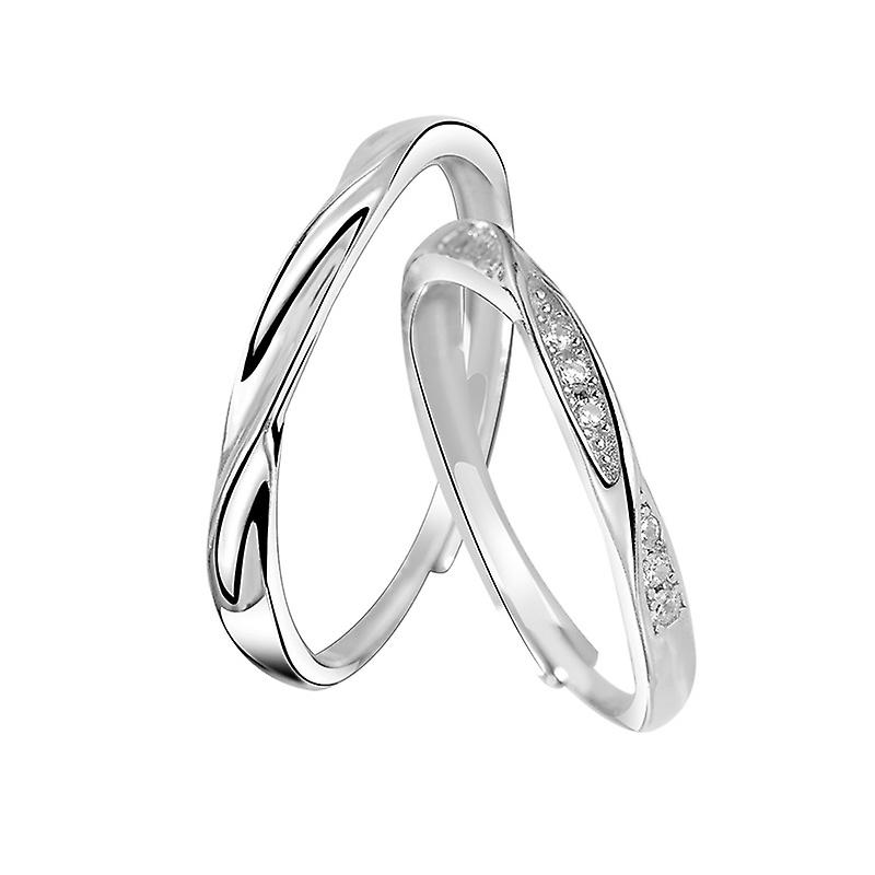 925 Silver Double Student Jiexing Couples Couples Precept