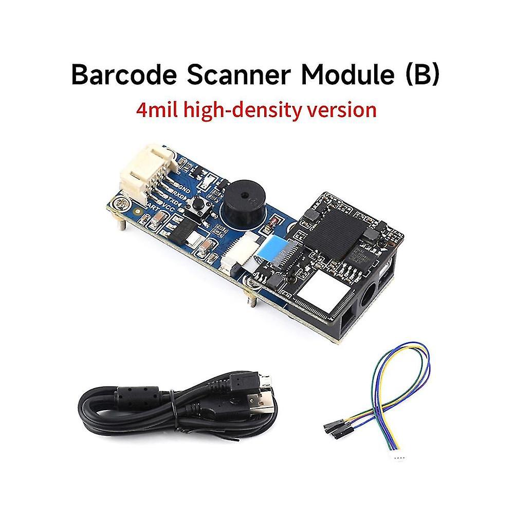 Barcode Scanner Module (b) Support 4mil High-density 640x480 Resolution Barcode Qr Code Scanning I