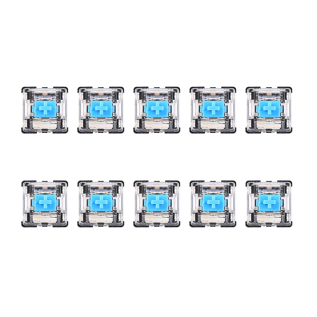 10Pcs/Set Mechanical Keyboard Switch Blue 3Pins For Cherry MX Switches