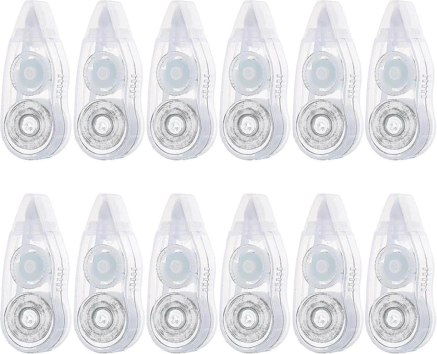 Pack Of 12 Correction Rollers, Ideal For Student School Supplies