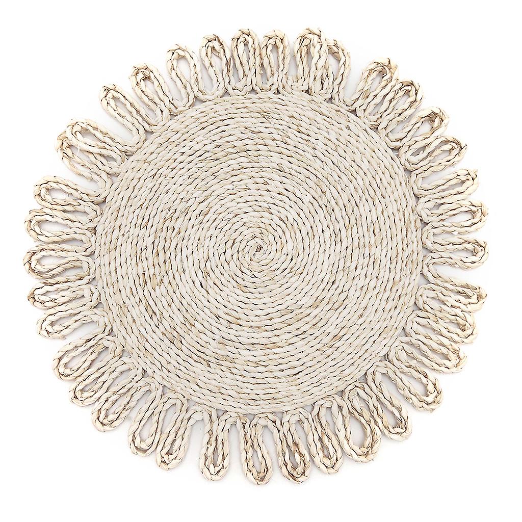 Heat and Scratch Resistant Table Mat Natural Straw Material for Indoor Use