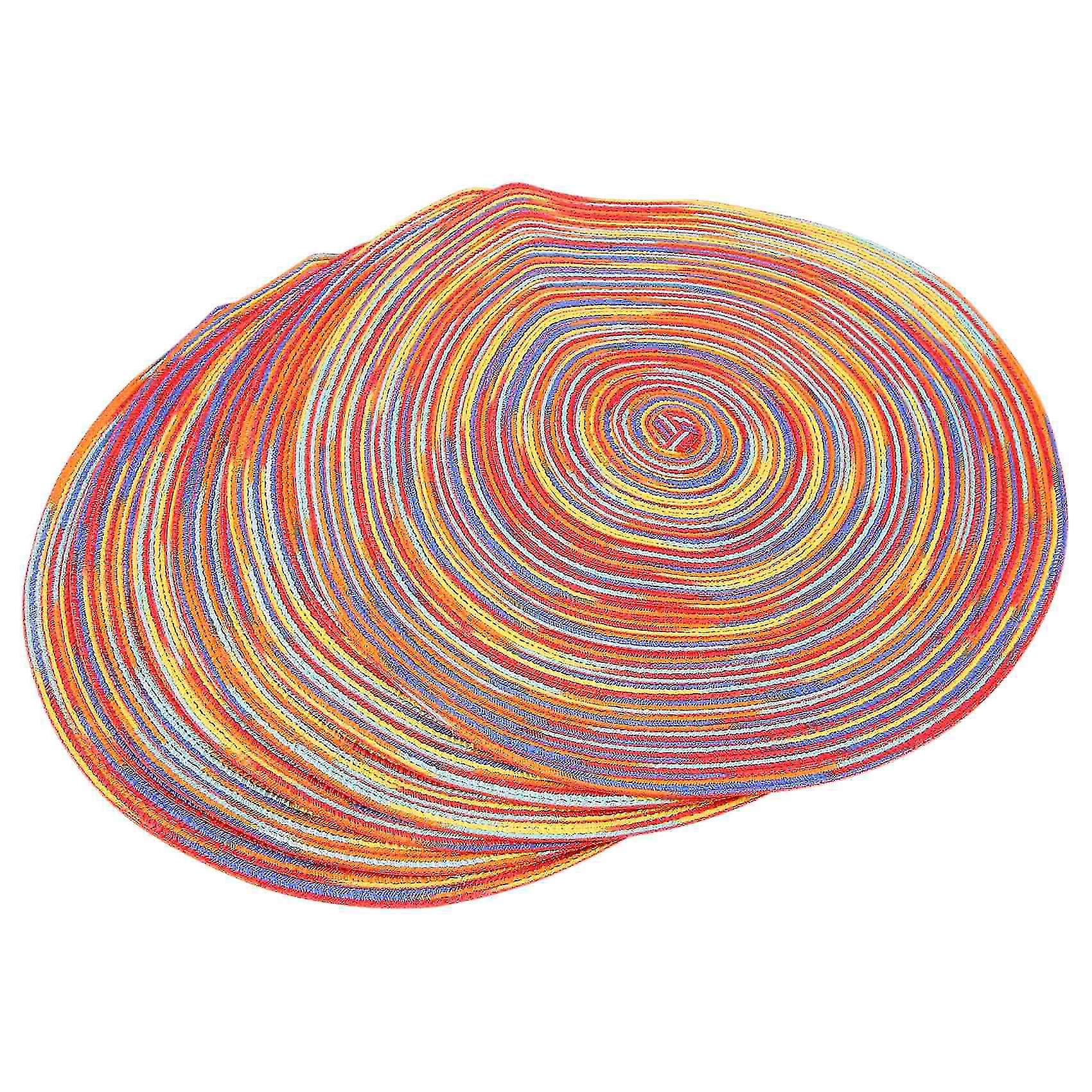 Bed Round Place Mats For Kit Dining Table Runner Non-slip Washable