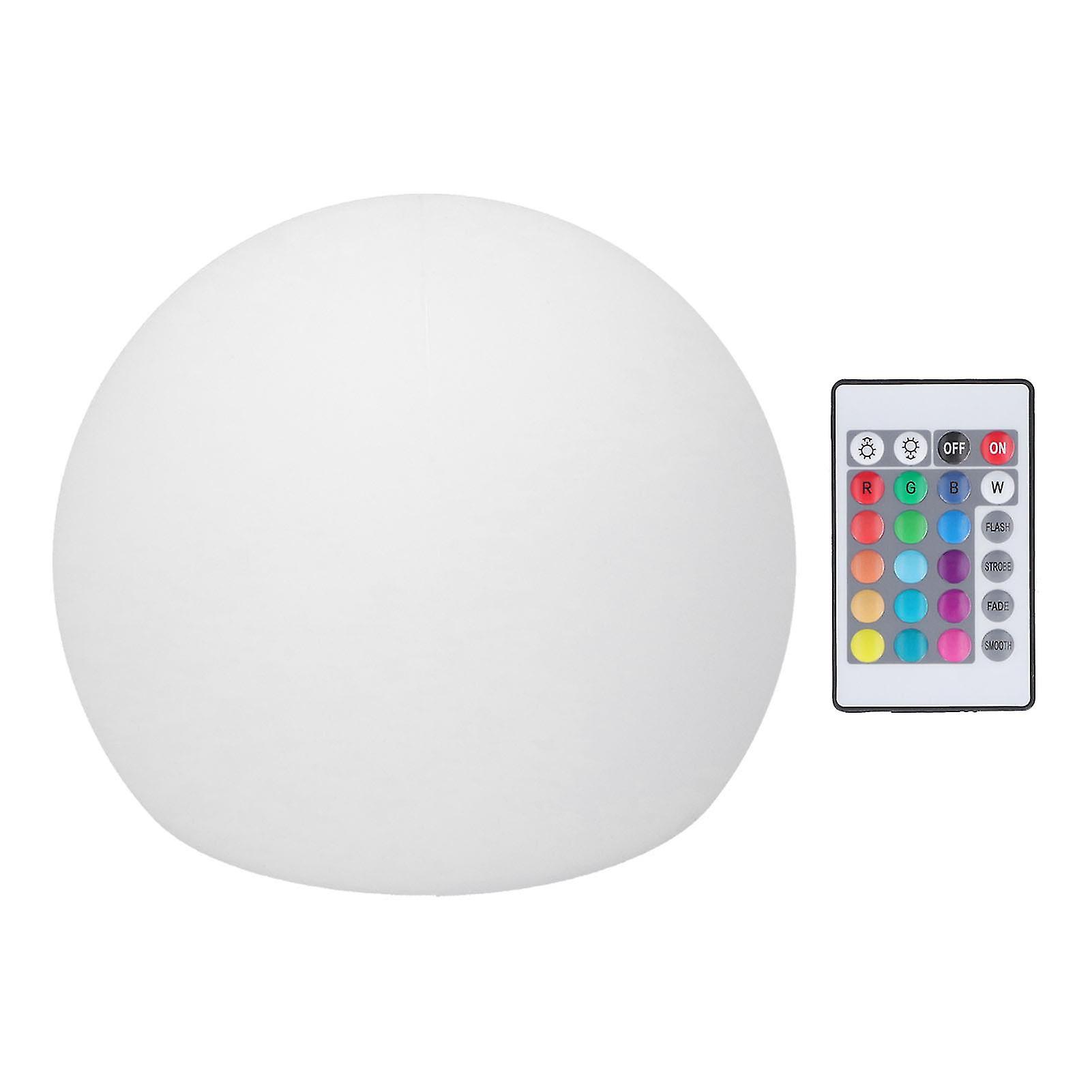 LED Ball Light Decorative Lighting Night Light with 16 Color Dimmable 4 Modes 24 Key Remote Control 12x12cm