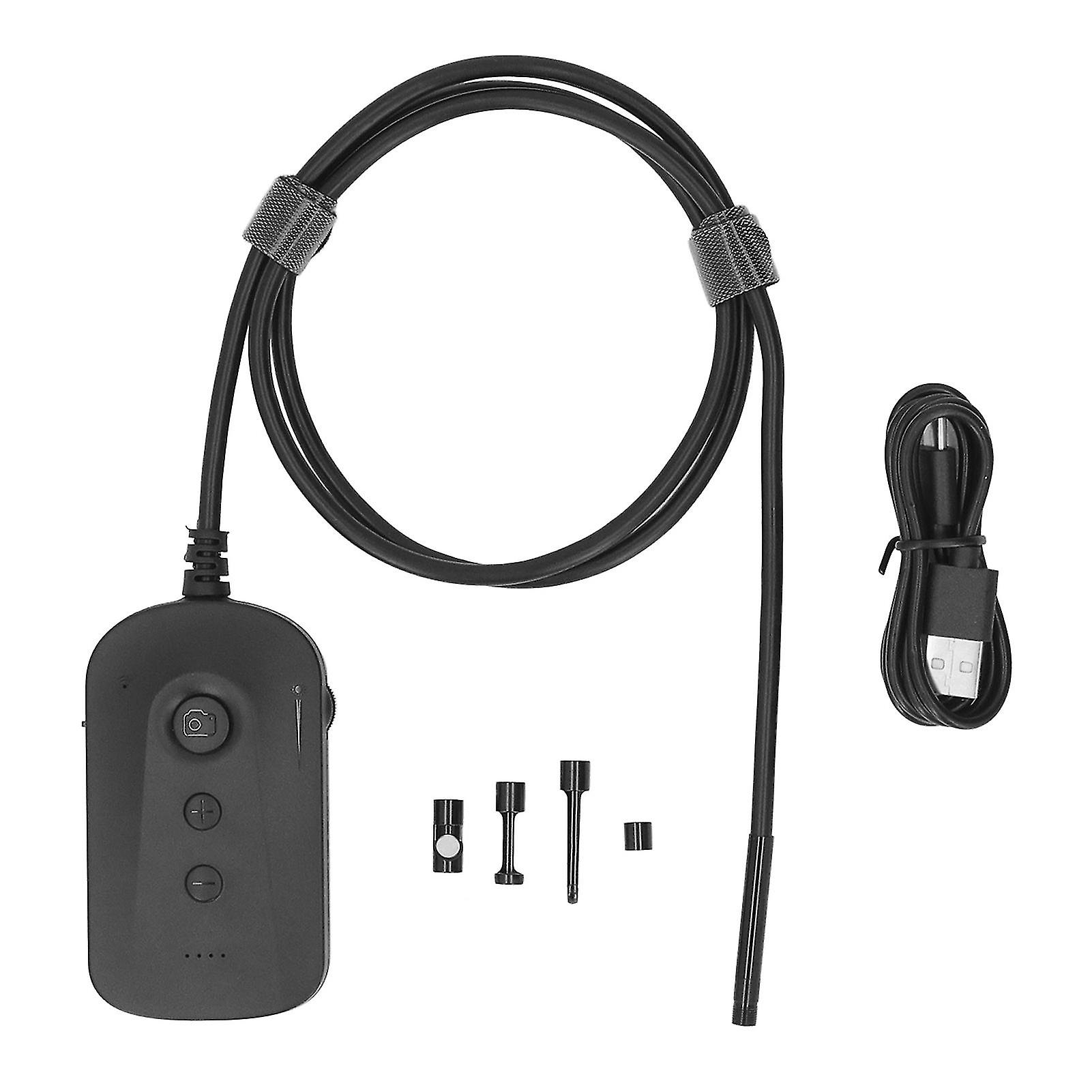 5MP Wireless Endoscope IP67 6 LED WiFi Borescope Inspection Camera for Industrial Pipeline Auto Repair DC5V