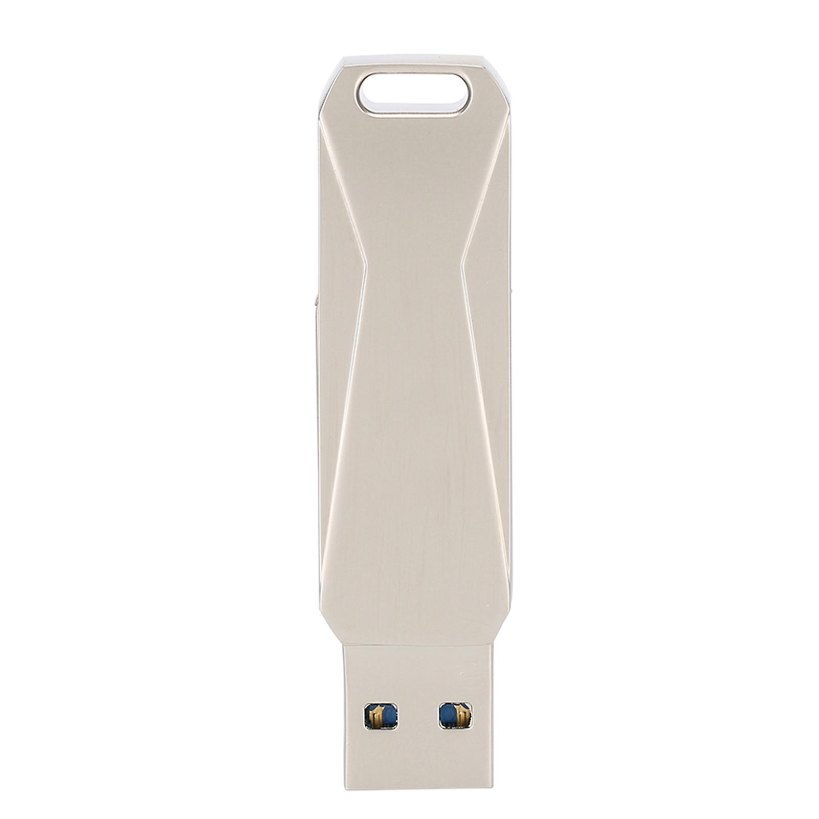Netac Flash Drive with Dual Interfaces High Capacity Data Storage Memory Stick 128GB U782C