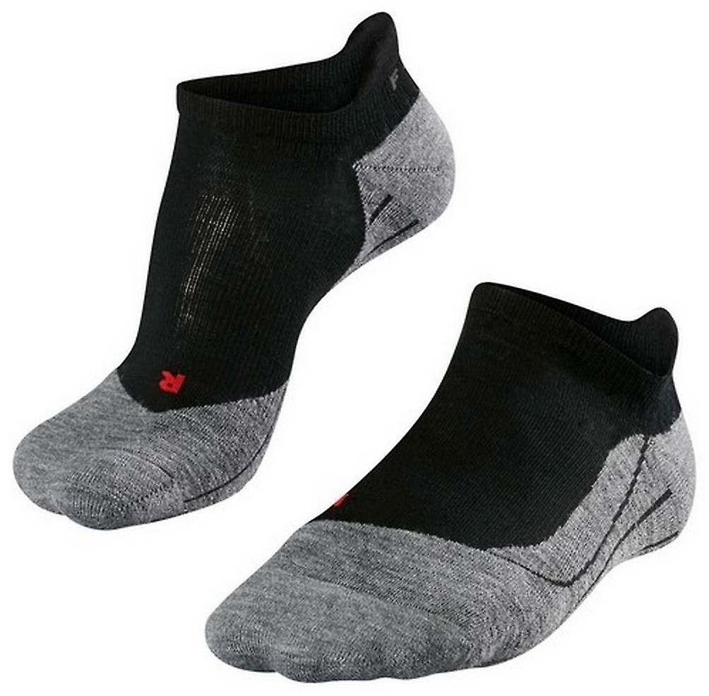 Falke Trekking 5 Invisible No Show Socks - Black Mix