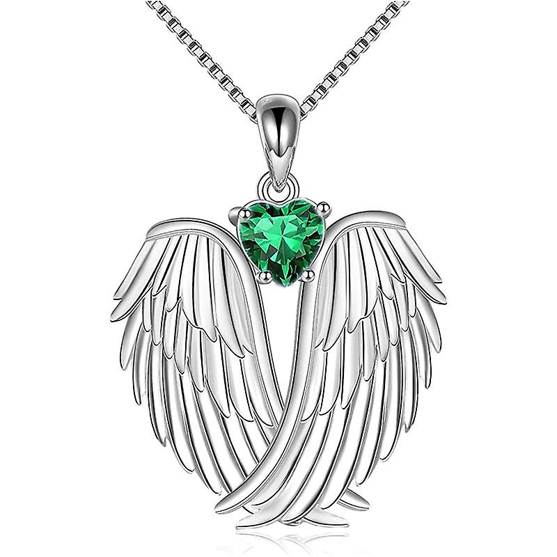 Angel Wings Necklace 925 Sterling Silver Guardian Angel Wings