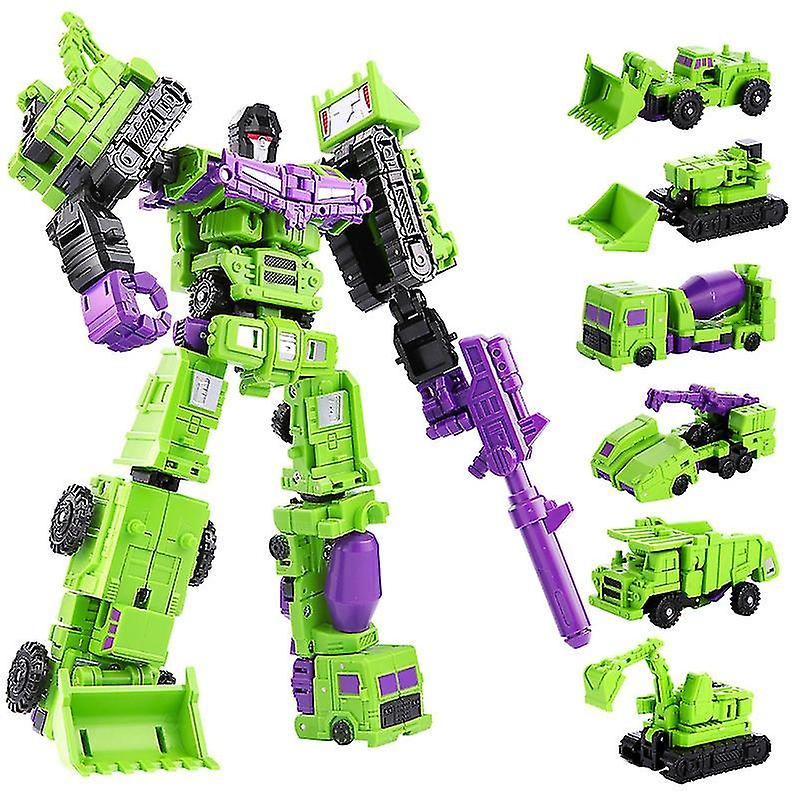 G1 Transformed Constructicon Devastator Set 6 In 1 100% Complete Figures