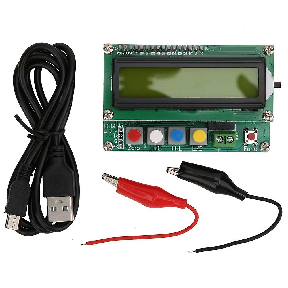 Qukaim Inductance Meter Digital Inductance Capacitance Meter Module, High Accuracy 1pF1uF, 1uH100H, Inductance Meter, Multimeter