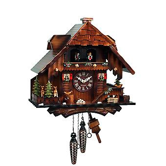 Engstler - 472 QMT - Cuckoo clock - Quartz - Walnut