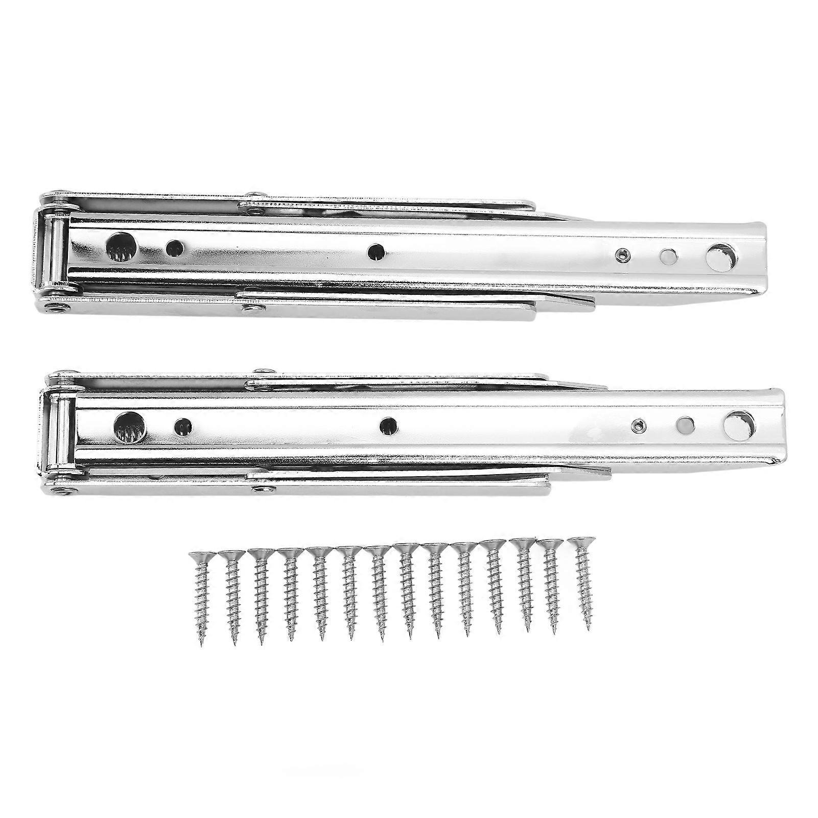 Folding Shelf Bracket 8in Wall Mount for Work Bench 45KG Load Steel Support