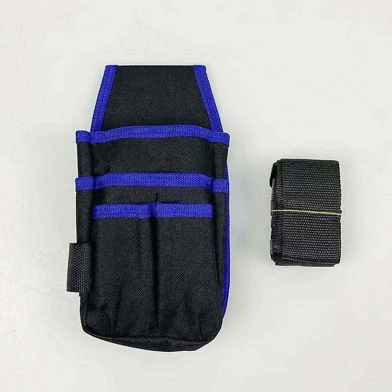 Adjustable Belt Tool Holder Carpenter Tool Belt Bag for Home Garden Electrician - Blue