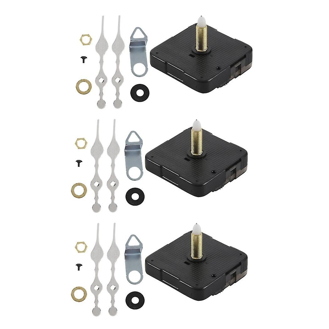 Long Spindle Clock Mechanism Movement 3/5 Inch Maximum Dial Thickness