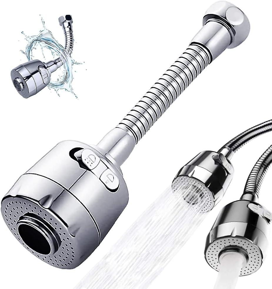 Faucet aerator, extended 360° rotatable