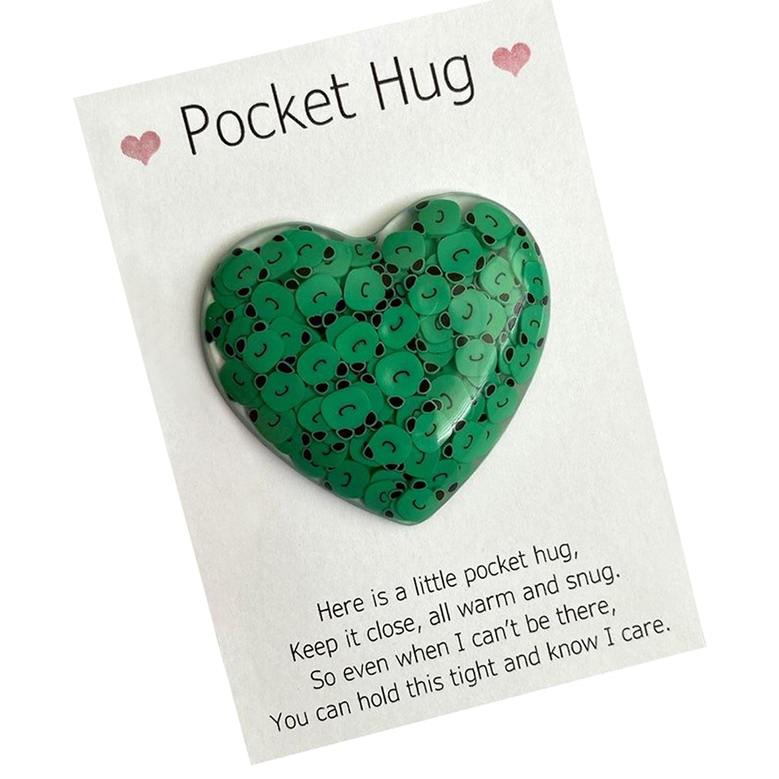 Pocket Hug Heart Card Creative DIY Handwritten Greeting Card Gift for Family