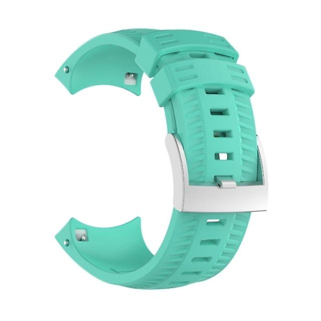 Replacement silicone watch band for SUUNTO 9 mint green