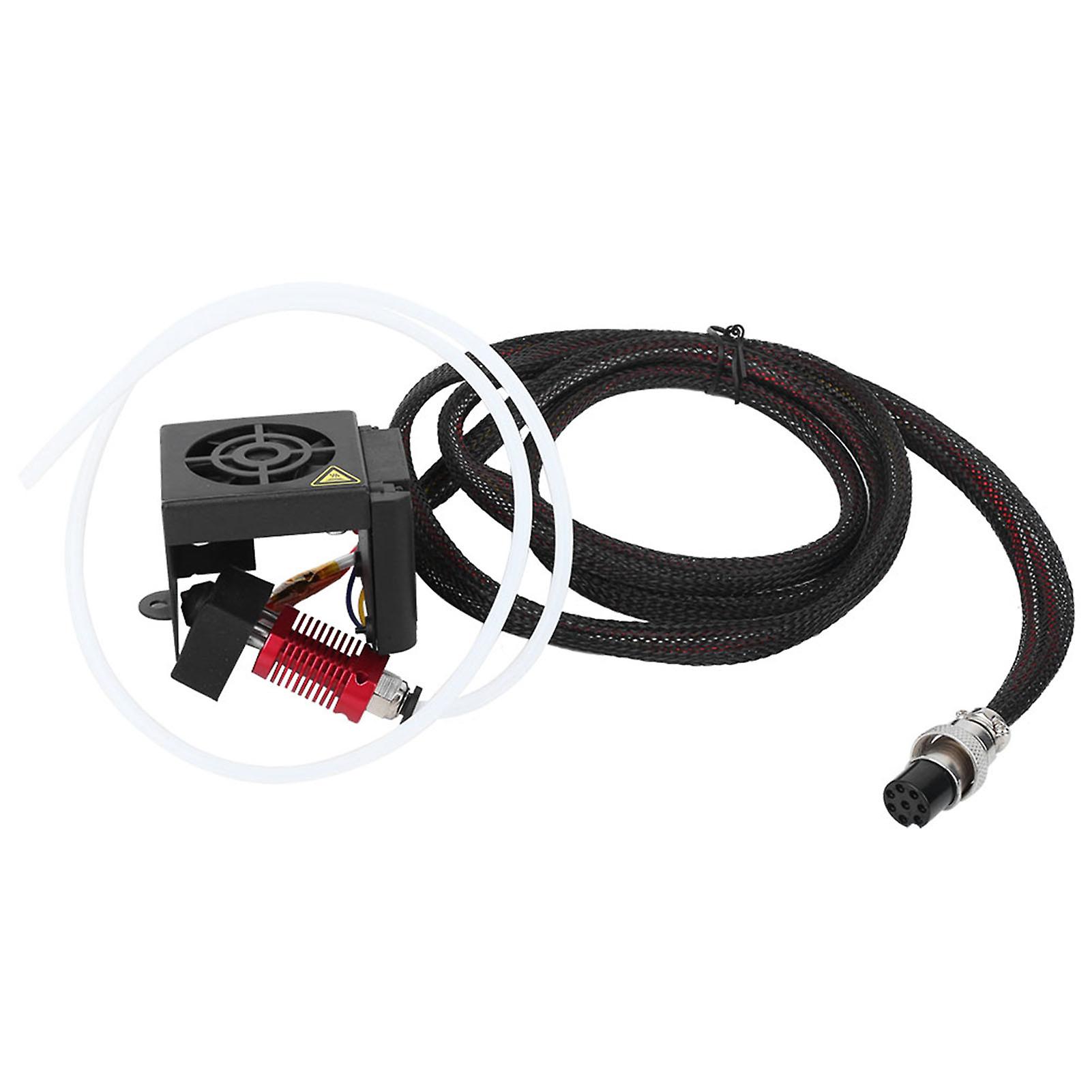 Extruder Kit 3D Printer Accessories Suitable for CR‑10/Ender3 Full Set Nozzle Fanjh‑80 ‑12V