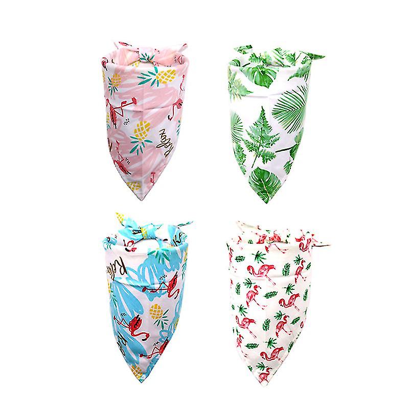4pcs Dog Bib