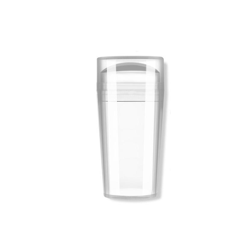 Nail Enhancement New Transparent Seal Nail Full Penetration Handle Seal Head Flower Scraper 2.4cm Print Head