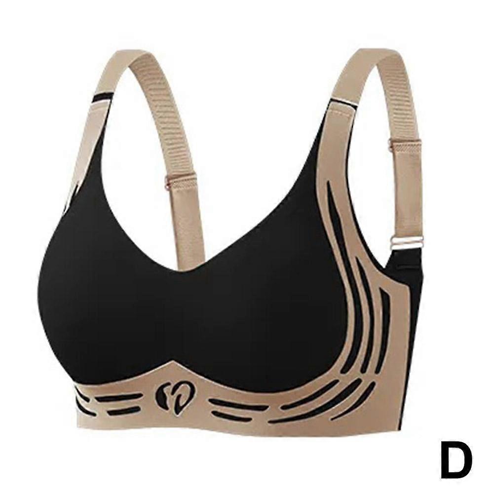 Soft Comfortable Gather Bra Wireless Push-Up Bra Push Up Gather Bra