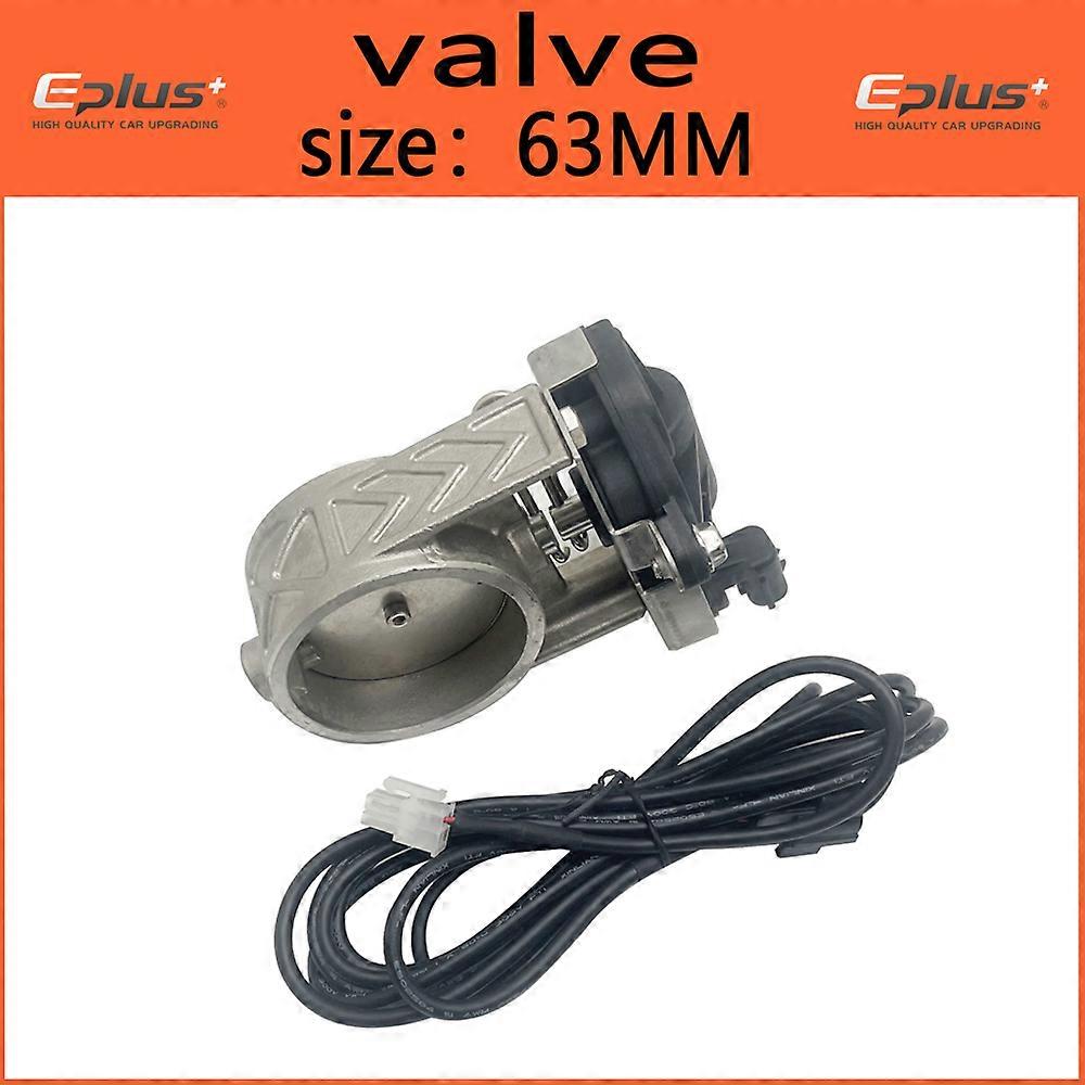 EPLUS Car Exhaust Pipe Electronic Valve Kit Universal 51 63 76MM button Controller Kit Controller Switch