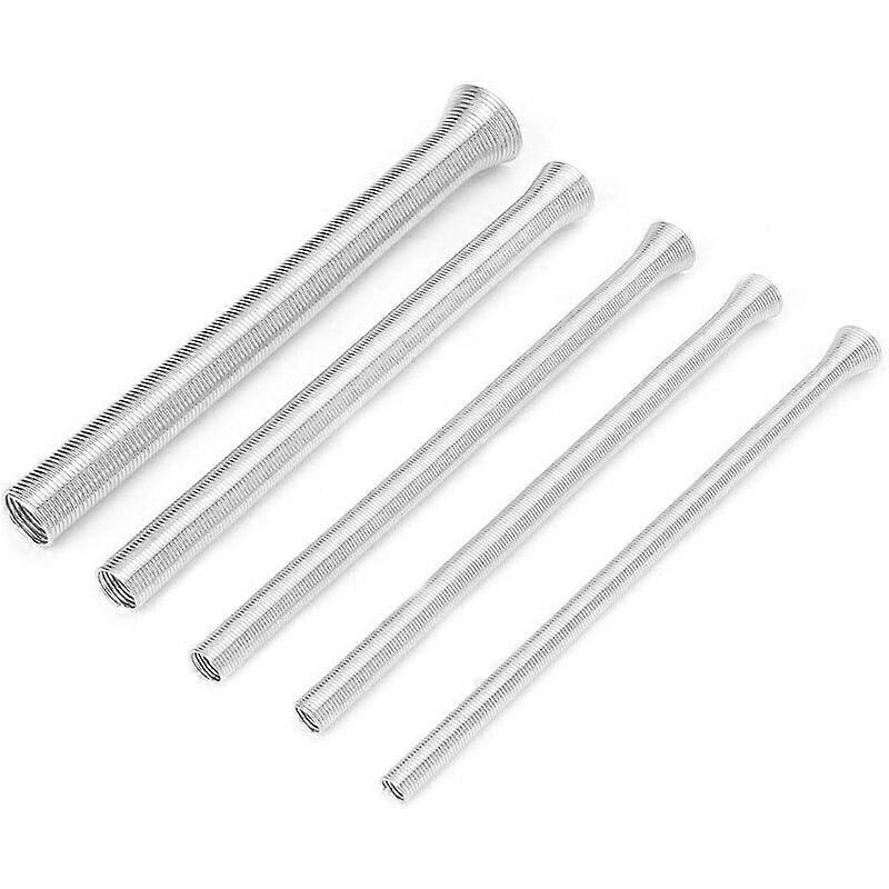 5Pcs Super Elastic Steel Spring Tube Bender Essential Electrical Wire Bending Pipe Tool