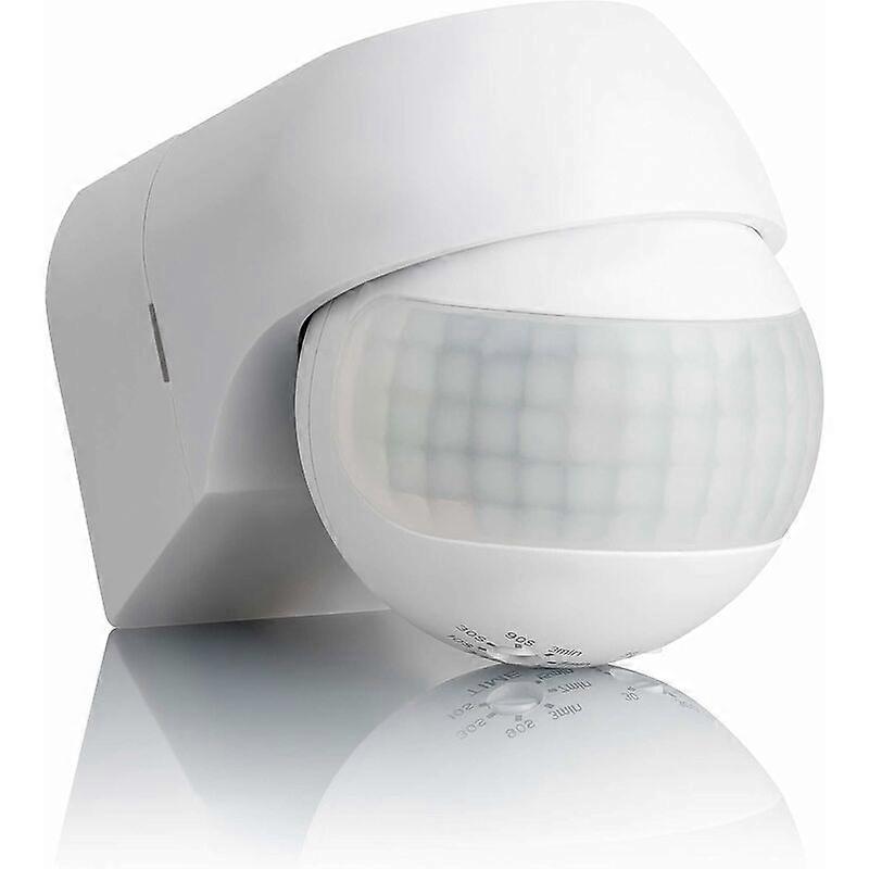 Dtecteur de Mouvement Extrieur IP44, Montage en Saillie, programmable, Capteur Infrarouge, Porte 15m/ 180, LED adapt, orientable, Max. 800W/500W