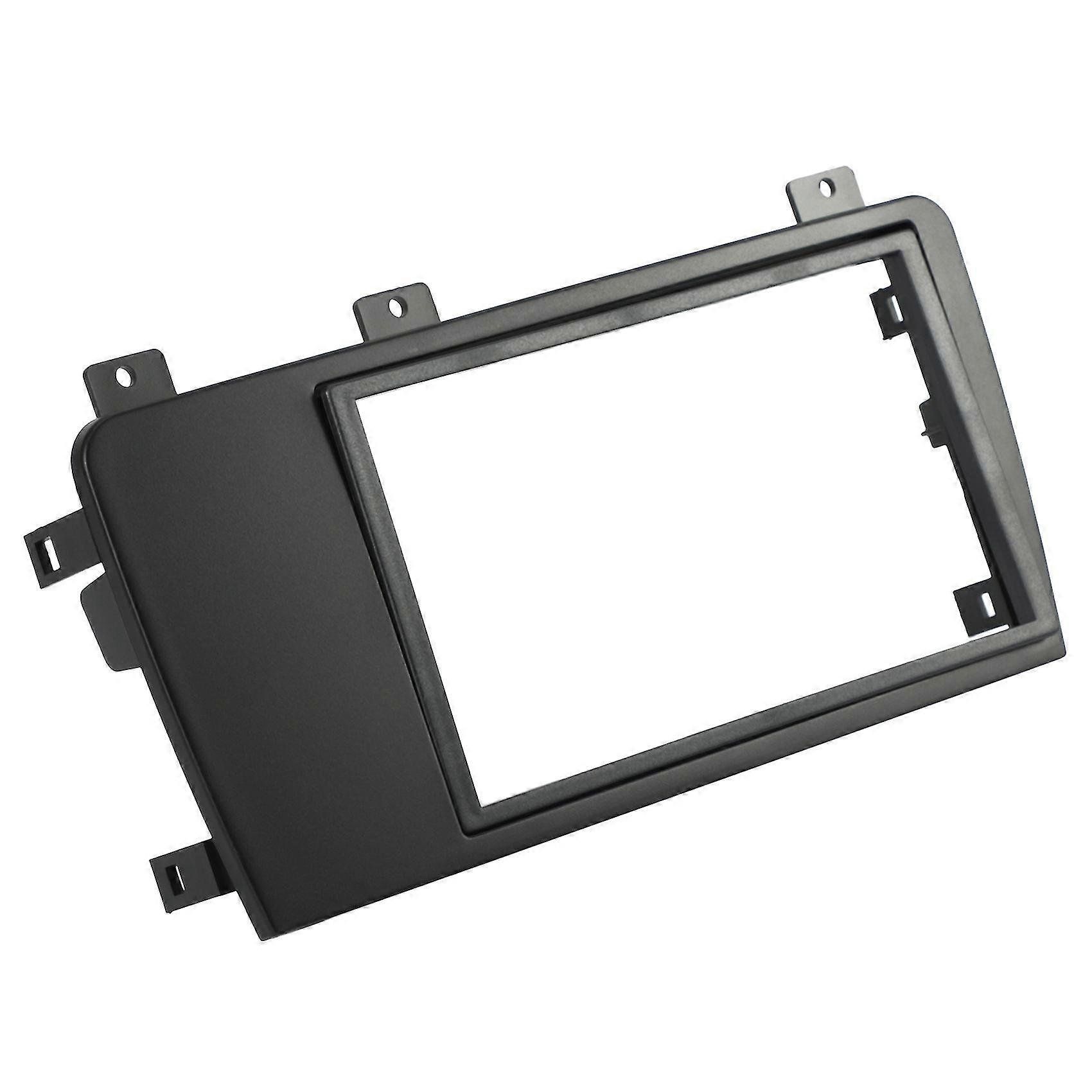 カーステレオラジオフェイシアパネルプレートフレーム2 Din - ボルボXC70 / V70 / S60 2004-2007用 - オーディオアップグレード