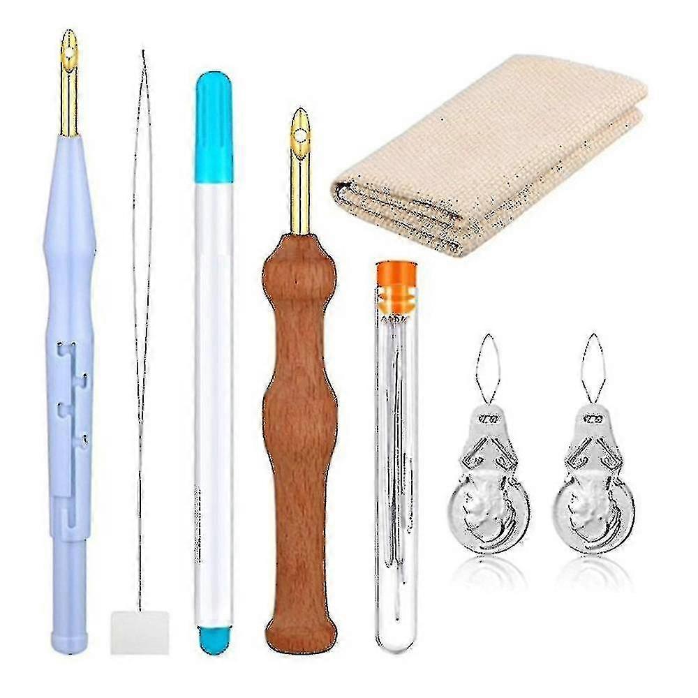 Embroidery Needle Tufting Sets Adjustable Sewing Applique For Diy Craft