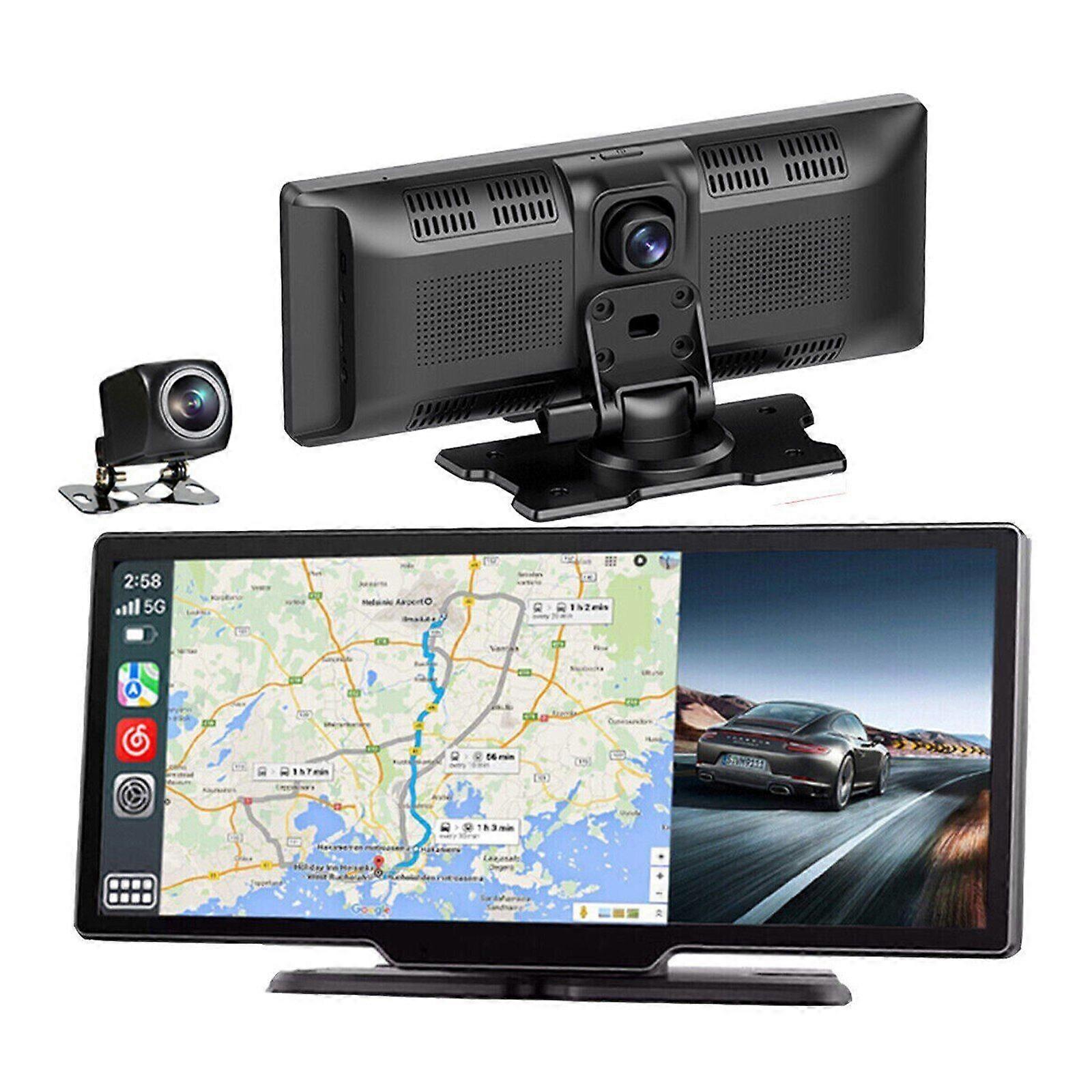 10.26 '' Dashcam كاميرا السيارة المزدوجة 2.5K شاشة تعمل باللمس مسجل فيديو للرؤية الليلية DVR