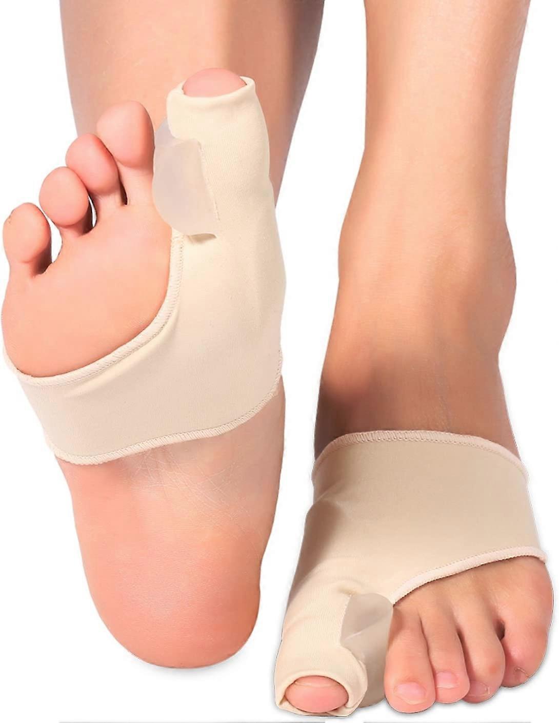 Comfortable Bunion Protector - Toe Straightener and Separator (4 Pairs)