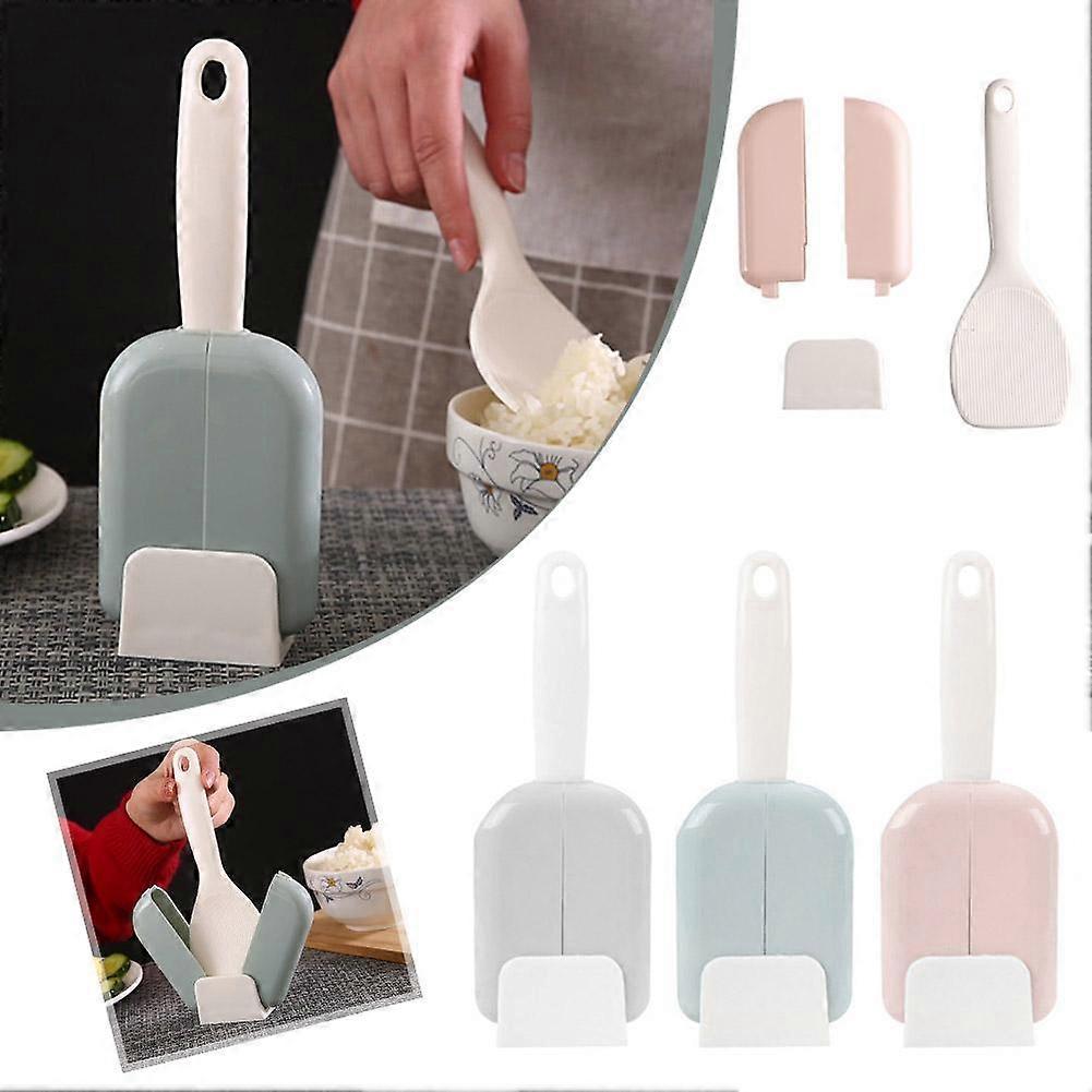 Rice Spoon Cooker Plastic Paddle Stand up Rice Spoon