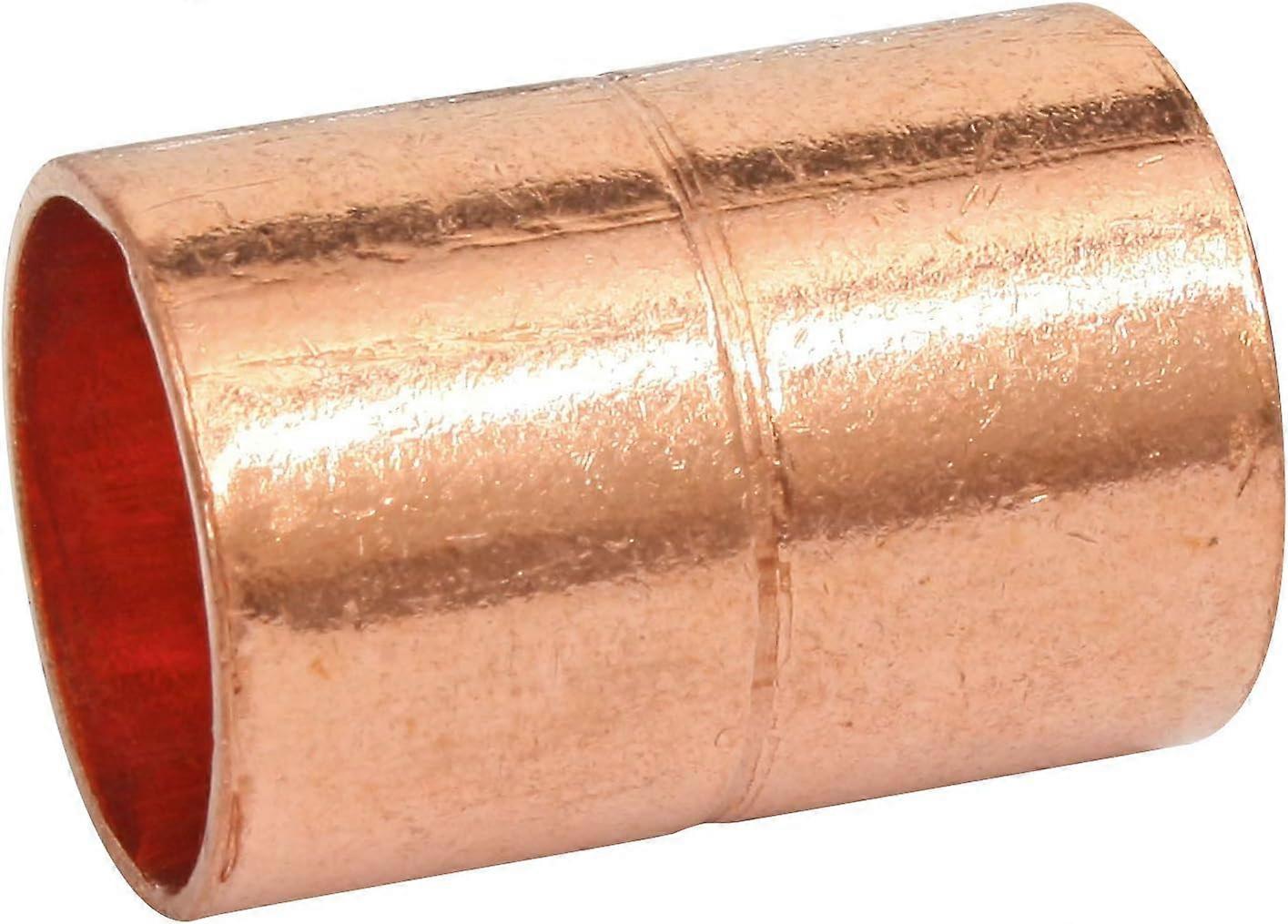 Copper soldering connection - Equal sleeve 10 mm (bag of 10 pieces)