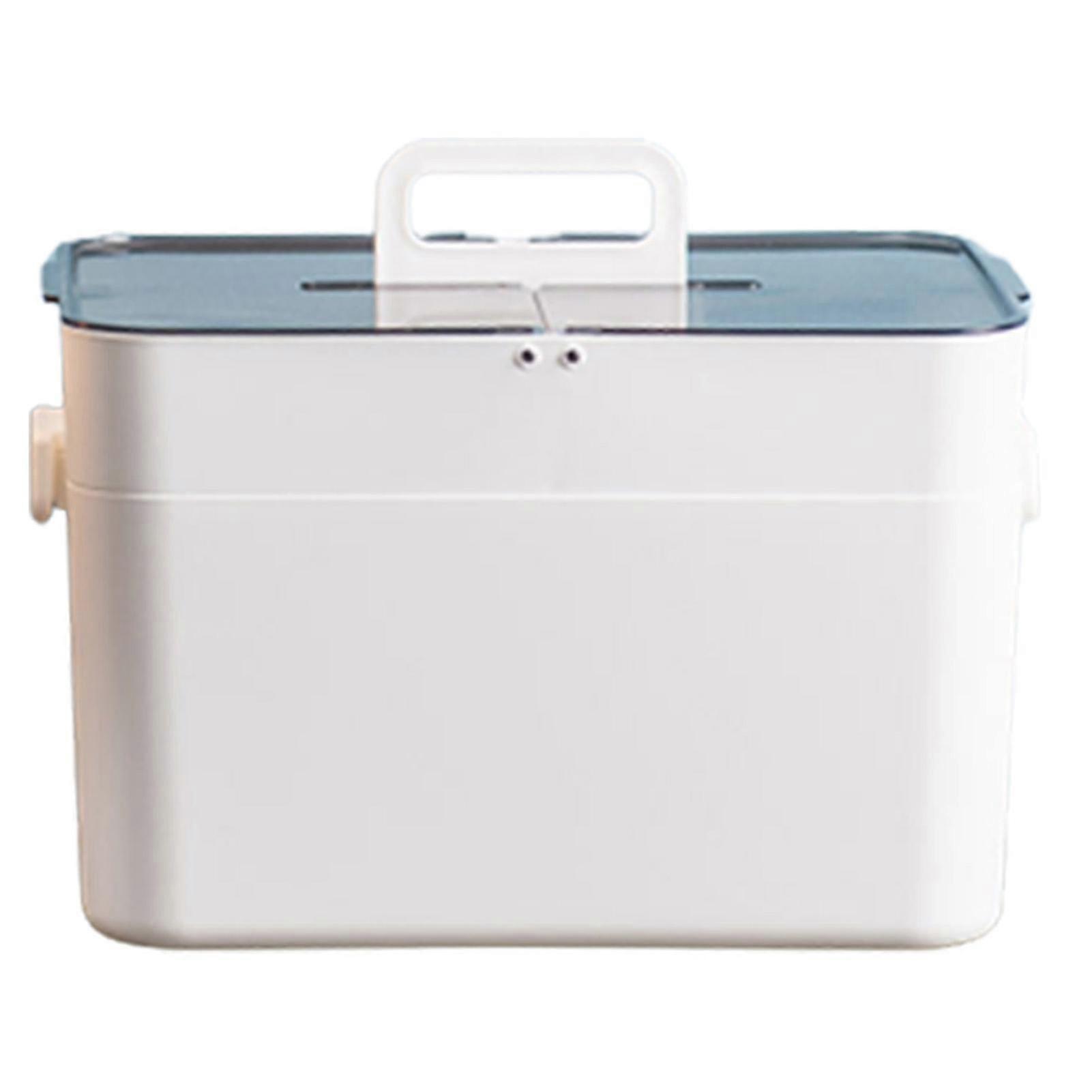 Empty Medicine Carrying Box Large Capacity Clear Window Box For First Aid Kit Emergency Cosmetics