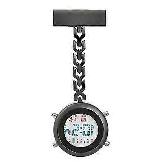 Sygeplejerske Watch Pocket Watch Multifunktions Metal Elektronisk Digitalt Display Brystur Alarm timer