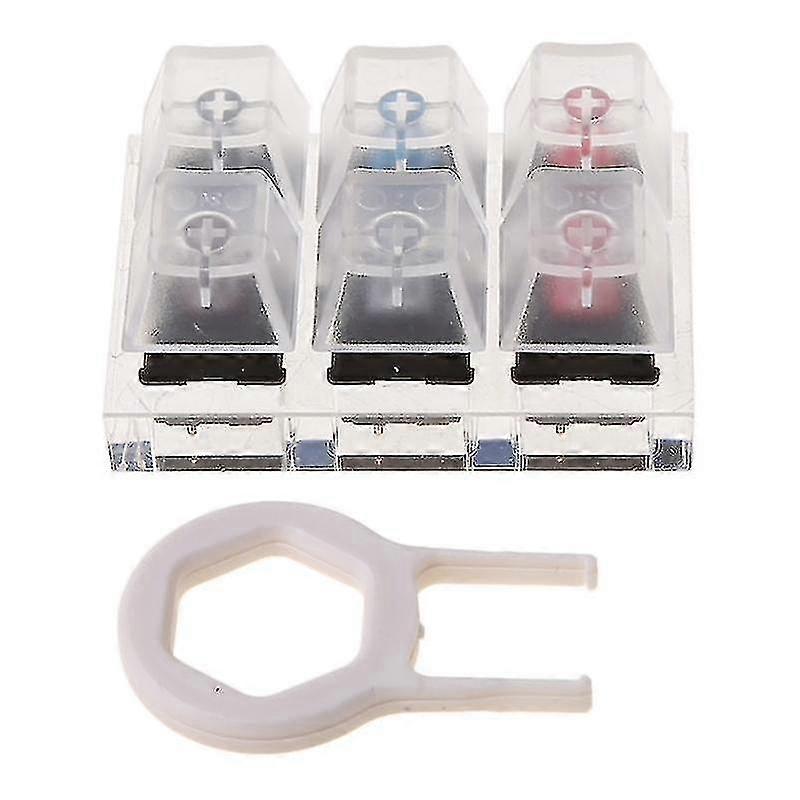 6 Key Caps Swit6x Tester Kits For Mx Mechanical Keyboard Switch Sampler