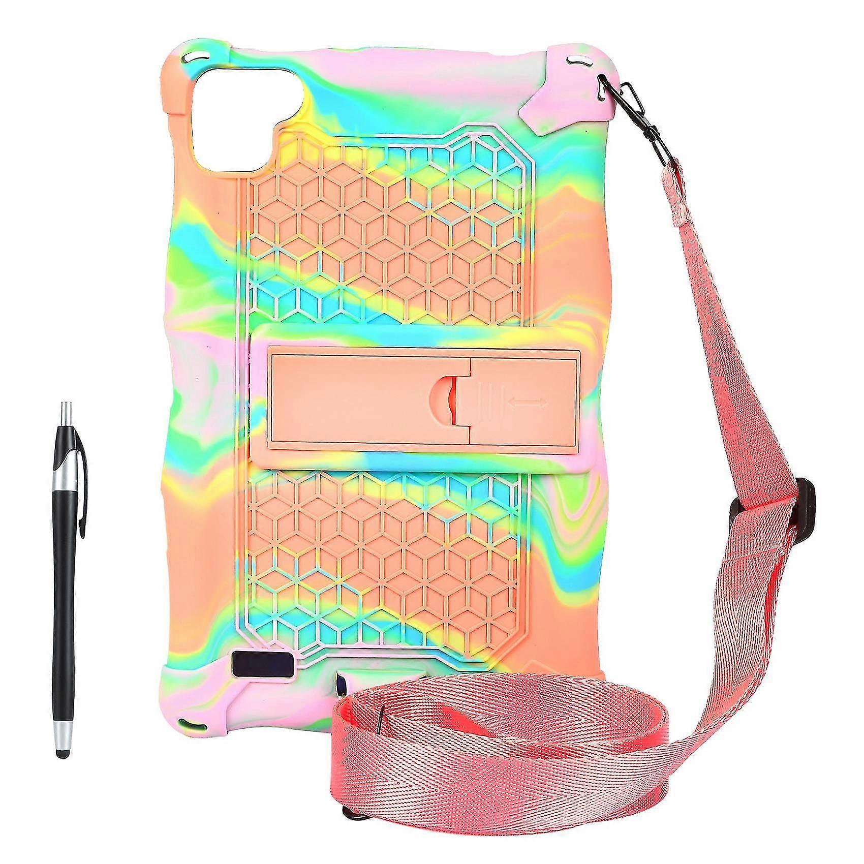 case for teclast p85 8inch tablet silicone case with pen and strap(b)