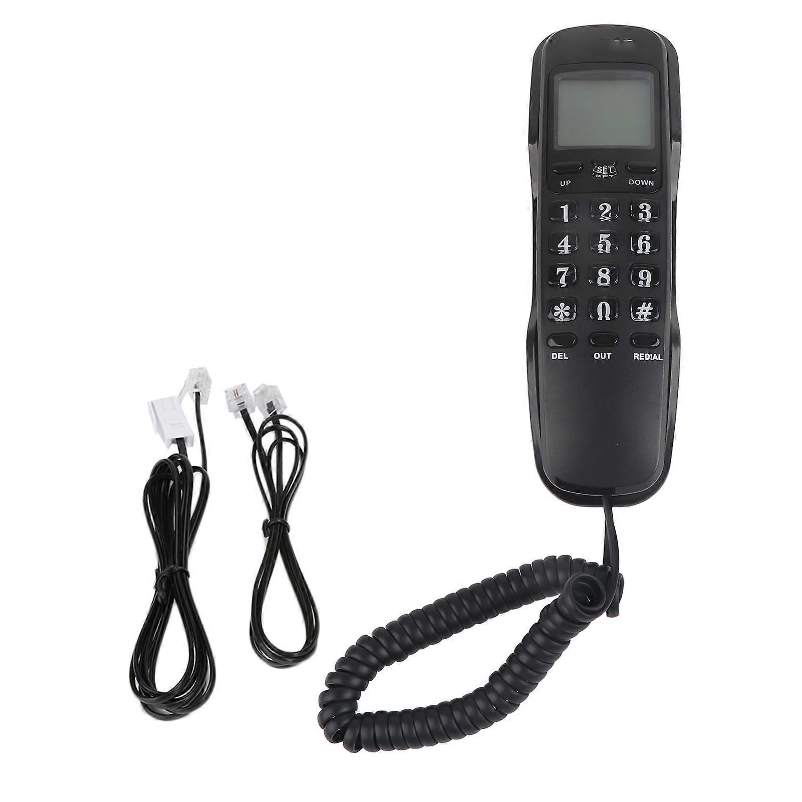 KX T888CID Caller ID Display Home Office Telephone (UK Telephone Line with Random Color)(Black ) NO.6829
