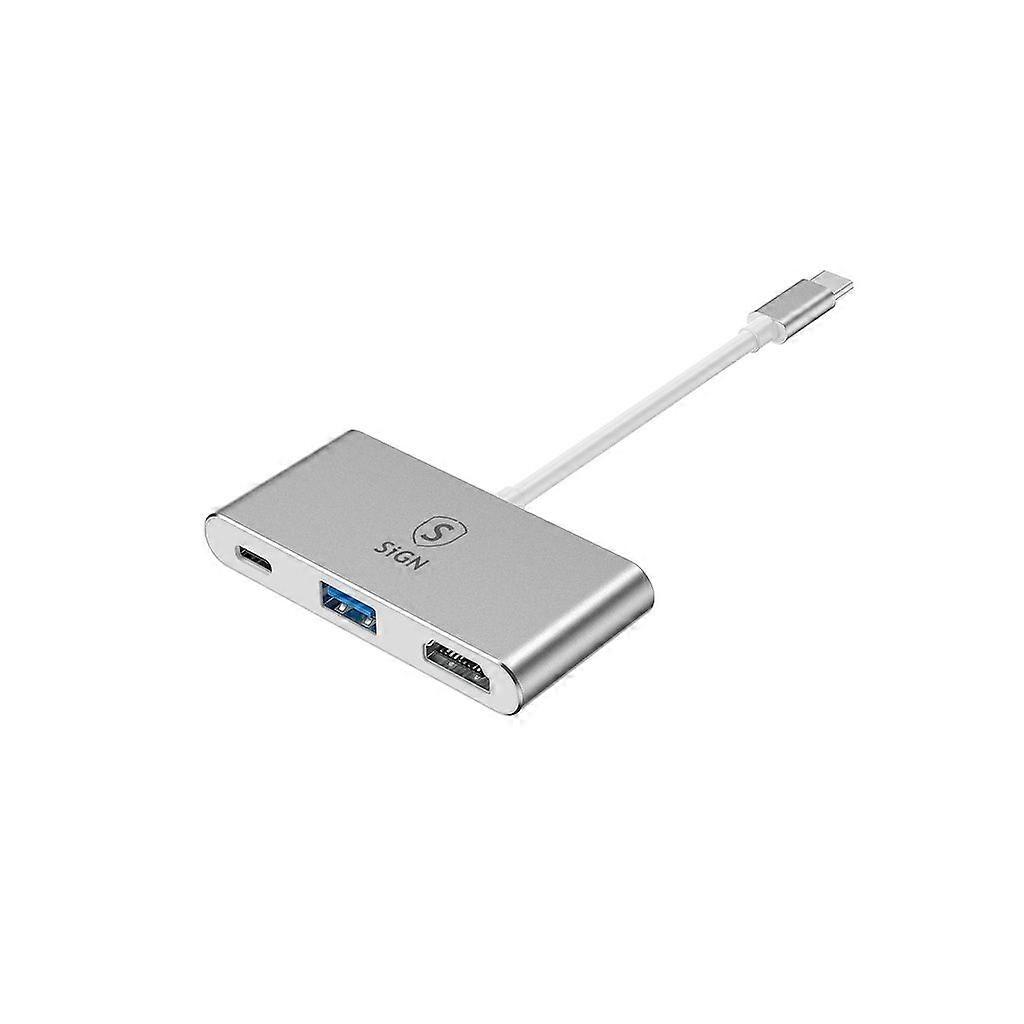 USB-C Hub for HDMI 4K, USB-A 3.0 and USB-C 100W