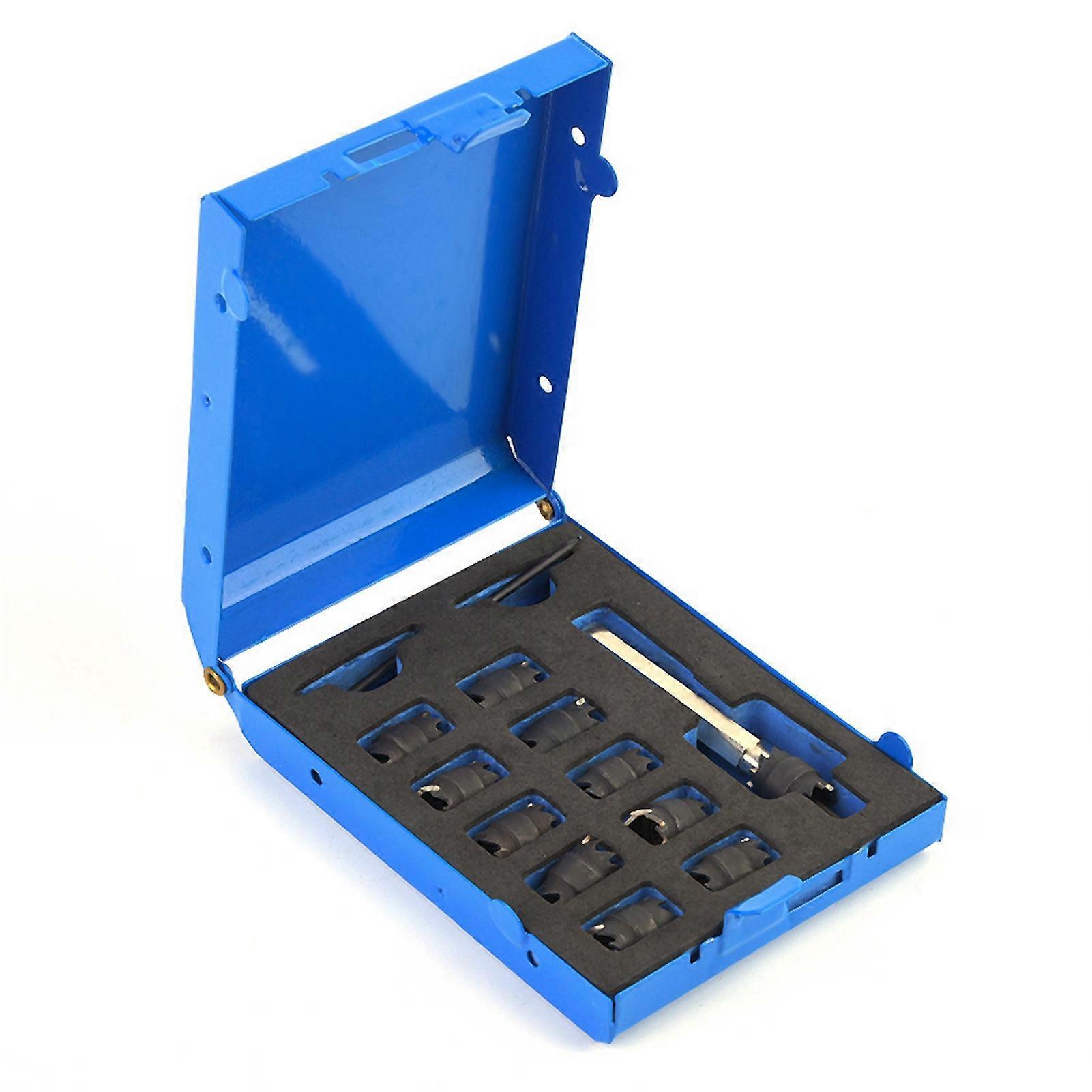 13 Pcs Durable Doppelseitige Rotary Spot Schweiß Cutter Bohrer Bits Hex Schaft Entfernung Werkzeuge