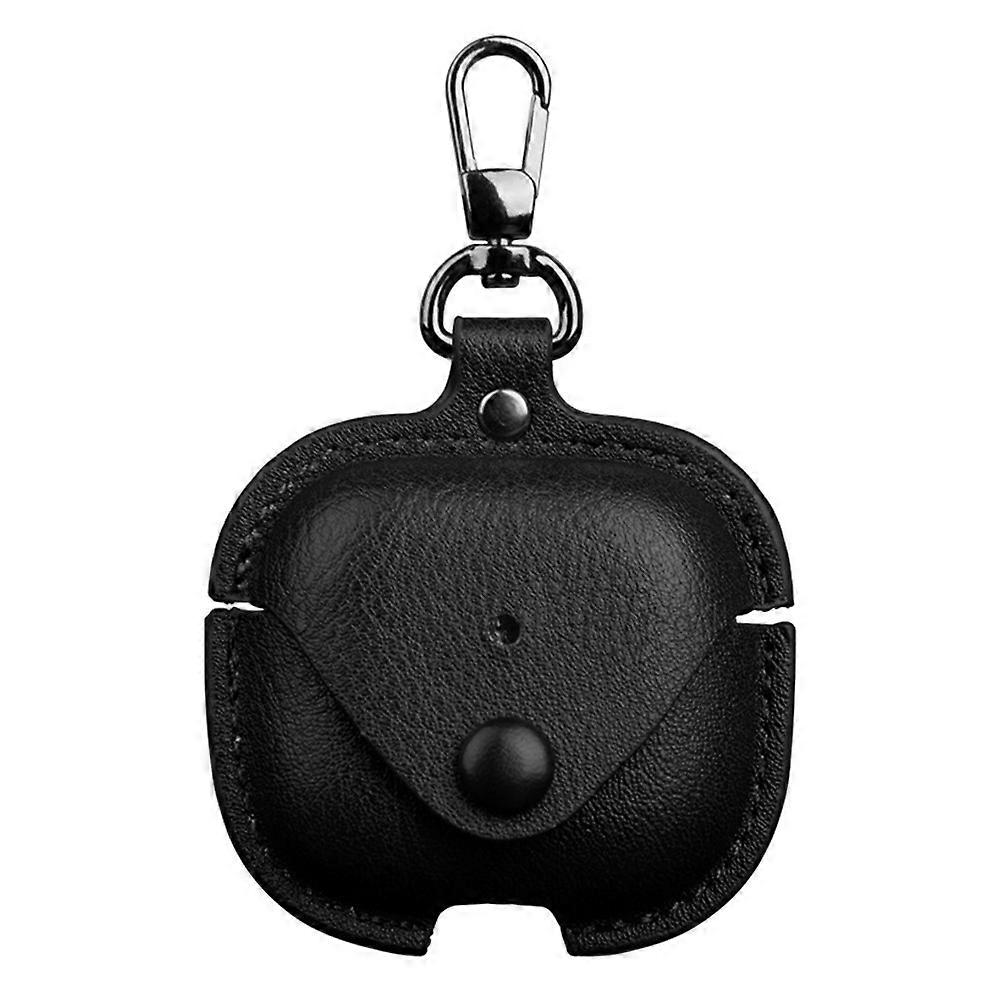 SKALO AirPods 4 PU-Läder Fodral - Svart